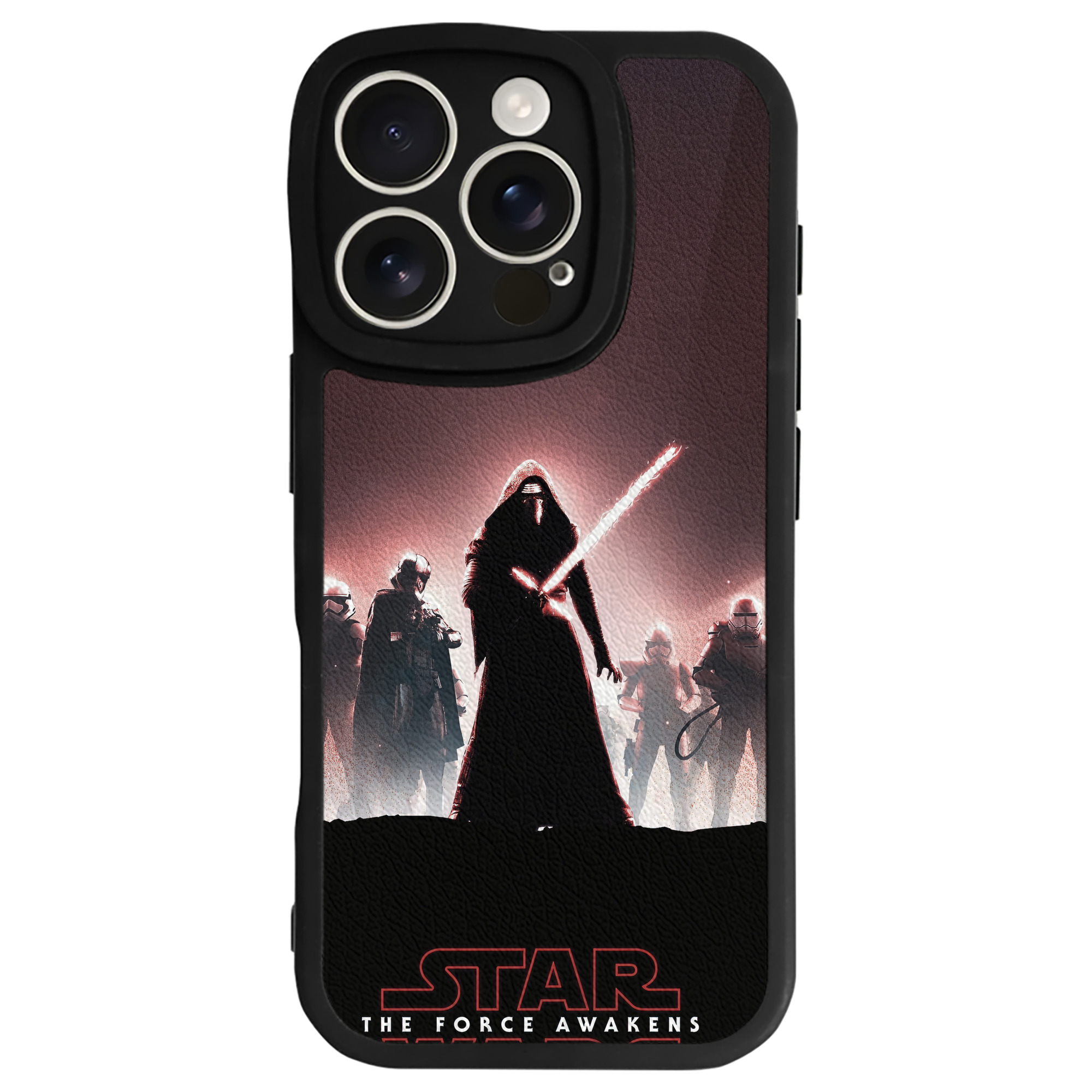 （画像用） スター・ウォーズ Star Wars 【iPhone 16シリーズ対応】シリコンスマホケース（レザー調） 材質：シリコン